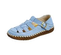 Leaomuny Sandalias Mujer Verano Comodas Con Puntera Cerrada Ortopédicas Zapatos Verano Comodos Vestir Elegantes Fiesta Soporte Del Arco Chancletas Sandalia De Punto Para Caminar Senderismo Vacaciones