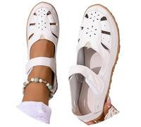 Leaomuny Sandalias Mujer Verano Elegantes Con Puntera Cerrada Moda Comodas Zapatos Deportivas Elegantes Informales Cómodas Sandalias De Mujer Para El Ocio Diario Y Las Vacaciones Al Aire Libre