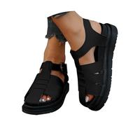 Leaomuny Sandalias Ortopédicas De Punta Cerrada Para Mujer, Moda Comodas Zapatos Verano Comodos Vestir Elegantes Fiesta Plataforma Cómodas, Informales, Transpirables, Antideslizantes, Zapatos