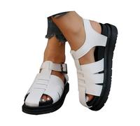 Leaomuny Sandalias Ortopédicas De Punta Cerrada Para Mujer, Moda Comodas Zapatos Verano Comodos Vestir Elegantes Fiesta Plataforma Cómodas, Informales, Transpirables, Antideslizantes, Zapatos