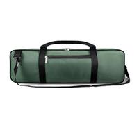 LEAP Bolsa de ajedrez solo para juegos de ajedrez, práctica bolsa de transporte con cuatro partes de almacenamiento para tablero de ajedrez enrollable, piezas de ajedrez, reloj de ajedrez, funda de