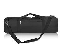LEAP Bolsa de ajedrez solo para juegos de ajedrez, práctica bolsa de transporte con cuatro partes de almacenamiento para tablero de ajedrez enrollable, piezas de ajedrez, reloj de ajedrez, como