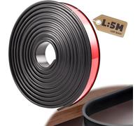 LeapBeast Forma U Cinta de Madera Cantos, 5M TPE Adhesiva Perfil Goma Cantoneras Cubrecantos, Silicona Cinta Tiras de Cantear - Bordes Mesa Muebles Protector