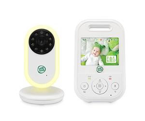 LeapFrog LF2423 Baby Monitor with Night Light Camera, 2600mAh Smart Baby Surveillance Camera with 2.8" IPS Screen, Night Vision, Temperature Monitoring, Two-Way Communication