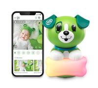 LeapFrog LF2911 Scout Connected Baby Monitor, WI-FI, FHD 1080p, Free App Remote Access, Rotate-Tilt-Zoom, 2-Way Audio, Colour Night Light, Infrared, Melodies, Sound/Motion Alerts