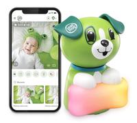LeapFrog Monitor de bebé LF2911 Scout 1080p Full HD WiFi con Acceso Remoto, cámara panorámica e inclinable de 360 Grados, luz Nocturna a Color, Sonidos relajantes, conversación de Audio de 2 vías,