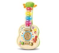 Leapfrog VTech - Guitarra Colores Musicales, Instrumento de música Infantil, Guitarra interactiva, CREA Tus propias composiciones, Aprende números, Colores y Notas Musicales, Versión ESP