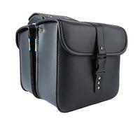 Leapiture 1 Par De Alforjas Moto, Bolsa De Herramientas Lateral De Cuero PU, Bolsas De Almacenamiento, Bolsa De Equipo para Motocicleta, Kit De Alforjas para Motocicleta, Negro para