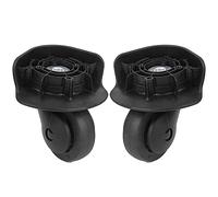 Leapiture A65 Vuelas de Equipaje Silencio Silencio Mute Reemplazo de Mudo Ruedas giratorias para Viajar al Aire Libre para reparación de Equipaje (L)