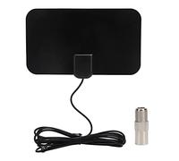 Leapiture Antena De TV, Antena HD Interior Receptor De Señal De Antena Digital De Alta Ganancia para Oficina En Casa 170-240MHz 470-860MHz