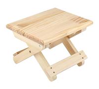 Leapiture Banco de Madera Plegable Banco de Madera Plegable Pequeño Banco de Madera Estilos Rurales Banco con Marco de Madera sólida para Uso de jardín o Porche
