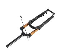 Leapiture Horquilla de bicicleta de montaña de 29 pulgadas, horquilla amortiguadora, accesorios negros, horquilla de aleación de aluminio, bloqueo remoto