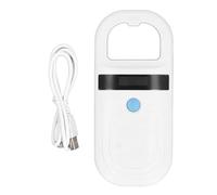 Leapiture Lector de Etiquetas de Animales portátil 128 Registros Almacenamiento de Datos escáner de Chips de Animales 5V Lector de identificación portátil para Mascotas Ganado Vida