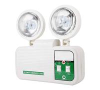 Leapiture Luz de emergencia Señal de salida Luz 2W Salida de cabeza de lámpara dual 8 LED 110 220V Enchufe de la UE Iluminación de emergencia contra incendios