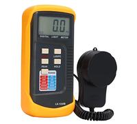 Leapiture Medidor de iluminación Digital, iluminómetro con Pantalla LCD con Caja de Almacenamiento, precisión, Comodidad para Biblioteca
