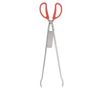 Leapiture Pinza para Pescar cangrejos de Acero Inoxidable, Pinza para Recoger mariscos, Pinza para Basura, Herramienta para Recoger carbón, Pinza para Cangrejo de Largo Alcance, 51cm (Doblar la Boca)