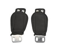 Leapiture Soporte para pies de Tabla de montaña Pies Ajustables que sujetan el reposapiés Banda de fijación Accesorios para Scooter eléctrico Negro para vehículos al Aire Libre