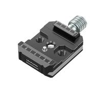 Leaplumin Abrazadera de aluminio tipo suizo Arca con tornillo de 3/8 y 1/4 pulgadas, placa de liberación rápida Arca QR abrazadera para DJI Ronin S/SC
