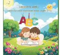 Leara’s ABC: Learn & Color Alphabet Book (Ages 2-5) (Leara’s Learn & Color Series)