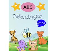 Learn ABC with Animals : Bold and Easy Colouring books for Toddlers