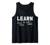 Learn Acronym Motivation Inspirational Learning Process Camiseta sin Mangas