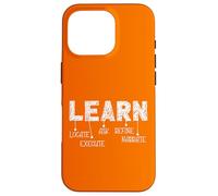 Learn Acronym Motivation Inspirational Learning Process Carcasa para iPhone 16 Pro