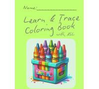 Learn and Trace Coloring Book with ASL