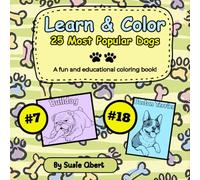 Learn & Color - 25 Most Popular Dogs