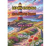 LEARN ENGLISH. COLORING BOOK. WEATHER.