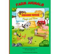 Learn Farm Animals with Pongo and Hera | Fun English Activity Book for Kids Ages 3-6 | Toddler Activity Book