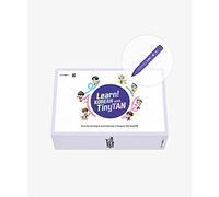 Learn! KOREAN With TinyTAN | 2-Book-Set | With Motipen | Korean Learning for Beginners With BTS Voices | Korean Keyboard Stickers | Flash Cards: Set ... / Poster / Klebeband / Tastaturaufkleber