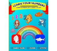 Learn Numbers with Under the Sea: Learn to Count and Trace with Ocean Friends - Perfect for Kids Ages 3-7