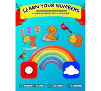 Learn Numbers with Weather: Learn to Count and Trace with Sunny, Rainy, and Snowy Fun - For Kids Ages 3-7