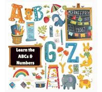 Learn the ABCs & Numbers: A Fun Tracing and Coloring Book for Kids Ages 1-5: Help toddlers practice letters and numbers while having fun - perfect for preschool learning at home or in daycare