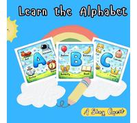 Learn the Alphabet: Fun Alphabet Coloring Pages with Animals and Simple Words for Ages 3 to 5
