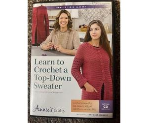 Learn to Crochet a Top-Down Sweater Class DVD: With Instructor Lena Skvagerson [USA]