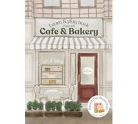 Learn to Play book for kids 1.5y+: Paper dolls, watercolor painting style (Cafe and bakery set)