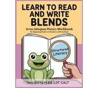 Learn to Read and Write Blend Words: Orton-Gillingham Phonics and Handwriting for Beginning Readers and Kids with Dyslexia (Learn How to Read and Write)