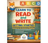 Learn to Read and Write: Pre-K Edition (Level 1): A Fun Phonics Workbook for Preschoolers to Master Letters, CVC Words, and Early Writing Skills