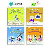Learn to Read at Home with Bug Club Phonics Alphablocks: Phase 3/4 - Reception term 2 and 3 (4 fiction books) Pack B