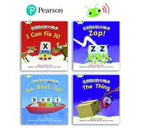 Learn to Read at Home with Bug Club Phonics Alphablocks: Phase 3 - Reception term 2 (4 fiction books) Pack B