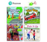 Learn to Read at Home with Bug Club Phonics: Phase 2 - Reception Term 1 (4 non-fiction books) Pack D
