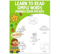 learn to read simple words - Phonics book for Kids: consonant blends, CVC words, sight word familie