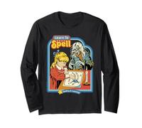 Learn to Spell Sarcastic Ghost Retro Funny Adult Humor Manga Larga