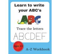 Learn to write your ABC's by tracing the letters