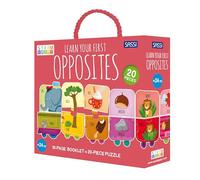 Learn your first opposites. Steam puzzle. Ediz. illustrata. Con puzzle (Sassi junior)