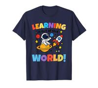 Learning Is out of This World Space Back To School Teacher Camiseta