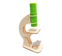 Learning Microscope, Kids Science Tool, Multi-Magnification Viewer, 8.27x4.72x3.39 Inches Compact Educational Toy, Brain Development for Home, School, Kindergarten and Exploration