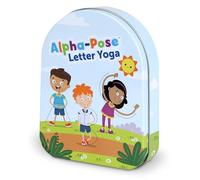 Learning Resources Cartas Alpha-Pose Yoga, Aprender el ABC Explorando Poses de Yoga, Juego de Actividad Portátil con Caja de Almacenamiento, Habilidades Emocionales, Regalo Niño y Niña 4 5 6 Años