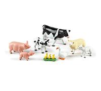 Learning Resources Animales de la Granja Jumbo, mamás y Sus crías | Juguetes de animales de granja para niños, figuras de animales pequeños, juego de granero, animales de juego de simulación